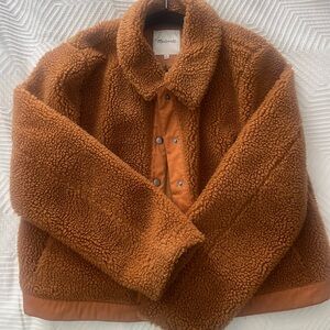 Women’s Brown Sherpa Jacket - Madewell